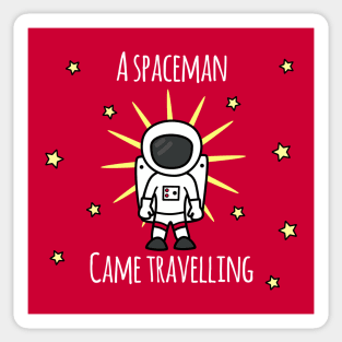 Christmas Spaceman Sticker